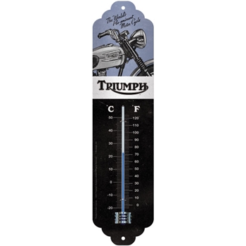 Triumph - Motorcycle blue Thermometer