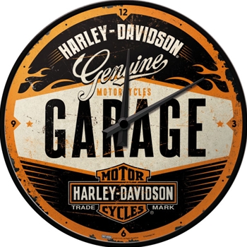 Harley-Davidson Genuine Garage Wanduhr