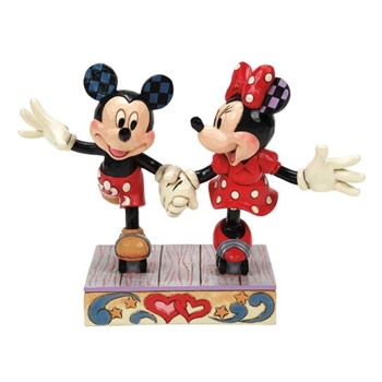 Mickey &amp; Minnie Skate Figur