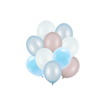 Latexballon-Set 27cm blau mix