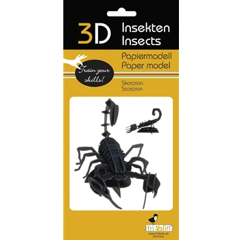 3D Papiermodell Skorpion